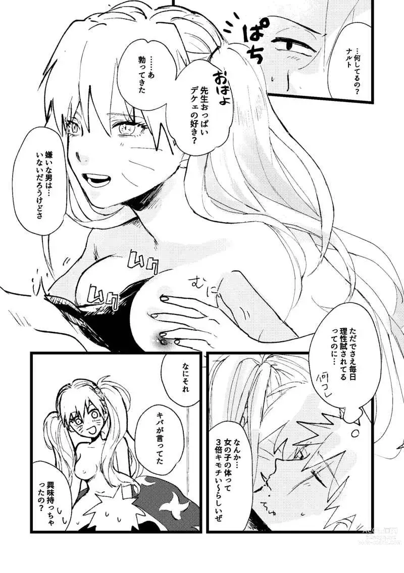 Page 2 of doujinshi Sensei, onnanoko no orenara idakeru?