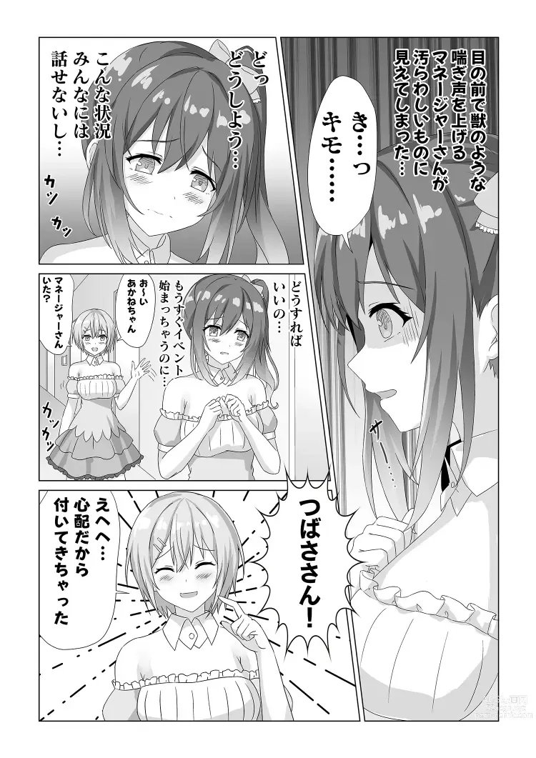 Page 7 of doujinshi Idol  Akushuk Micchaku Repor ~Hanzaisha ga Idol ni Hyoui shite mita~