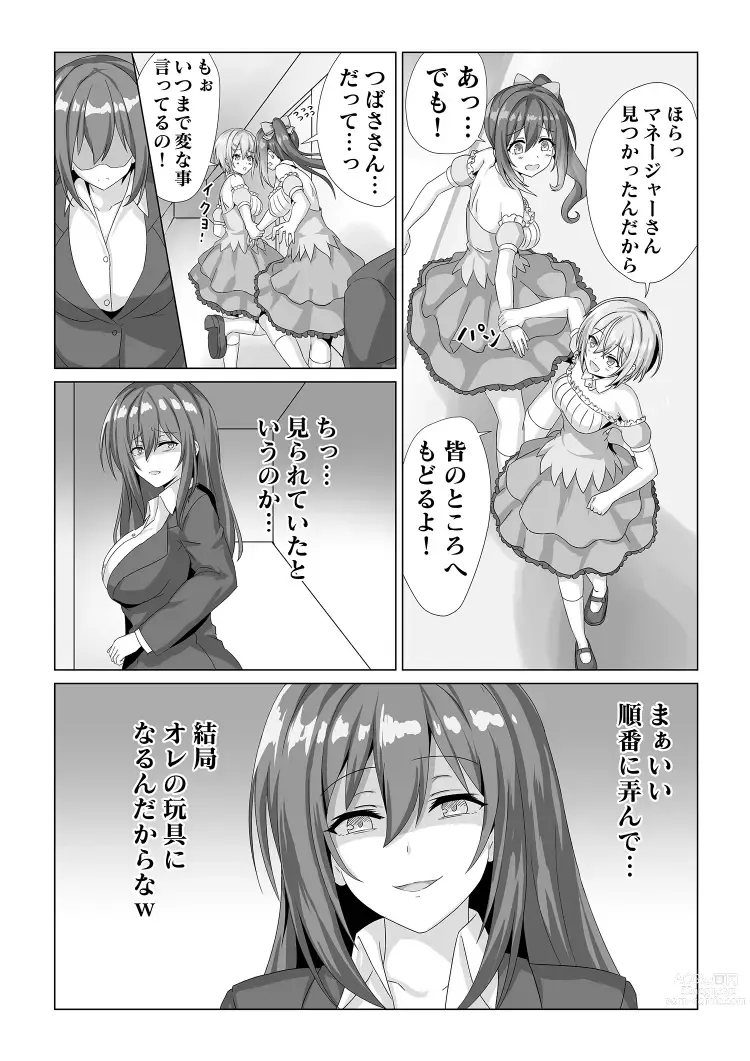 Page 10 of doujinshi Idol  Akushuk Micchaku Repor ~Hanzaisha ga Idol ni Hyoui shite mita~