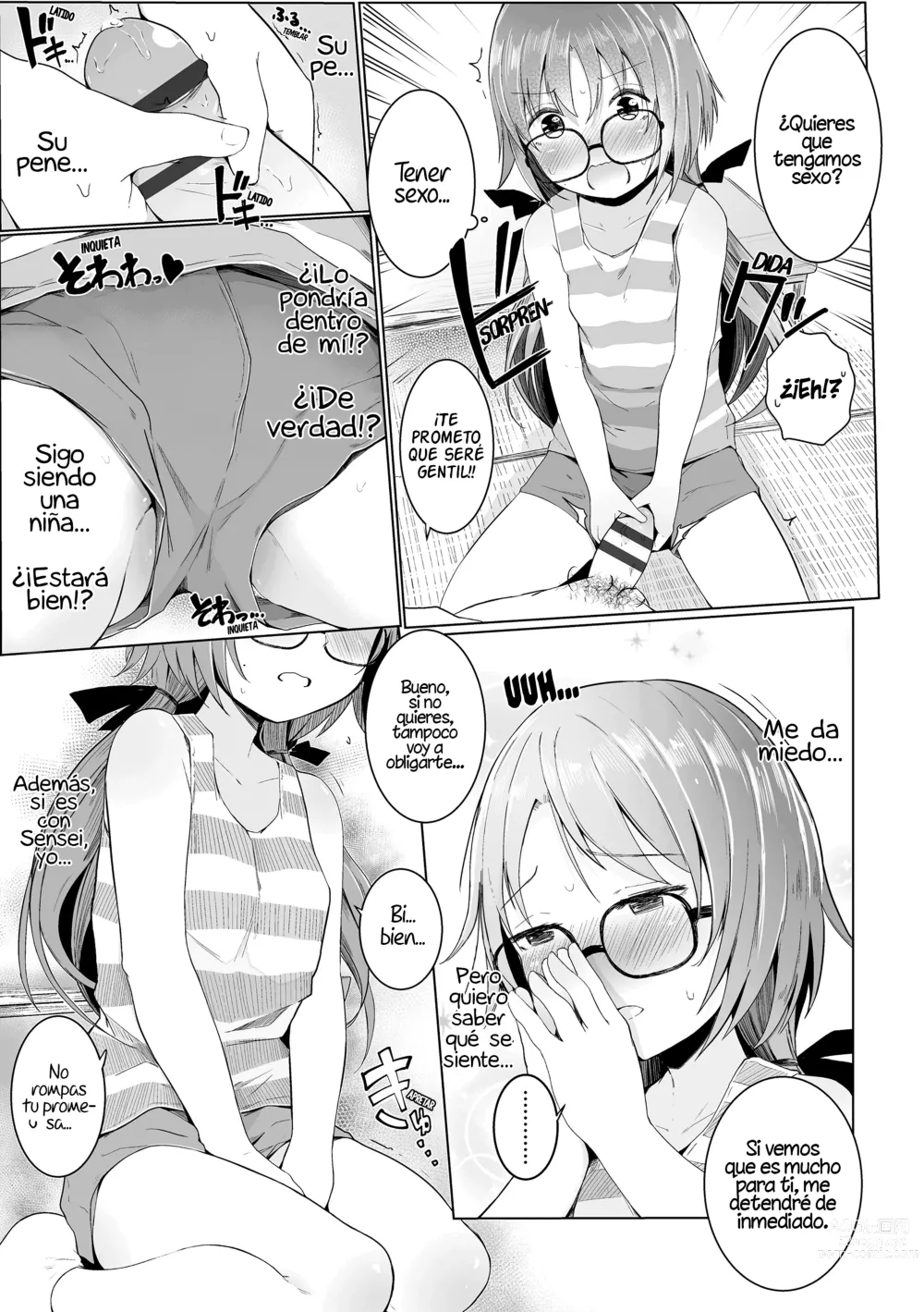 Page 9 of manga ¡Por favor, Sensei!