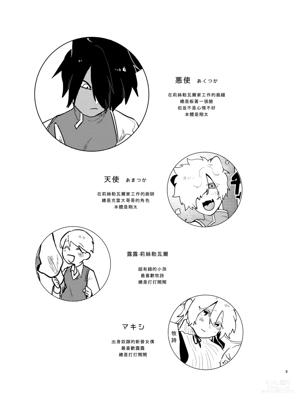 Page 2 of doujinshi Akutsuka-kun wa Are ga  Hoshii