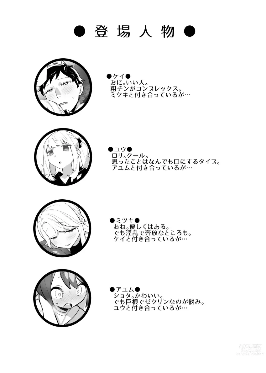 Page 1 of doujinshi OniOneLoliShota Swapping Manga