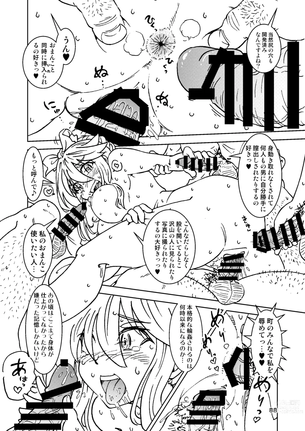 Page 88 of doujinshi Tabitabi Nikki ni wa Shirusenakatta Koto. Soushuuhen 1 -Kodomo darake no Machi Hen-