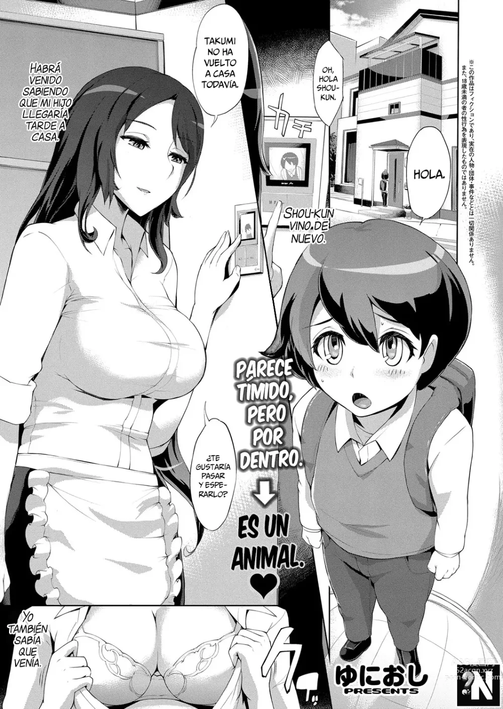 Page 1 of manga La Mamá de un Amigo