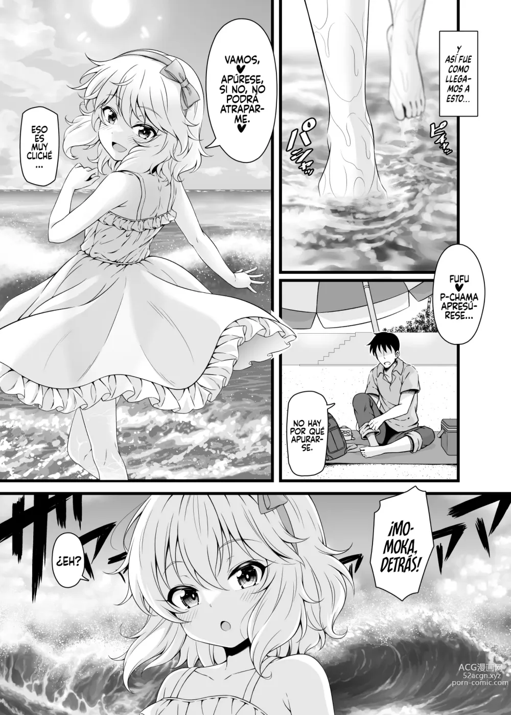 Page 4 of doujinshi Momoka to Futarikiri De Sugosu Ai No Private Island