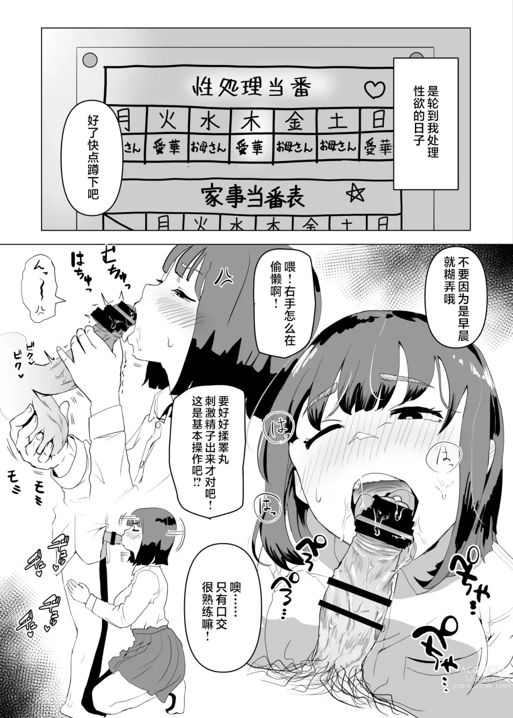 Page 4 of doujinshi Uchi de wa Kazoku Sex wa Joushiki Rashii