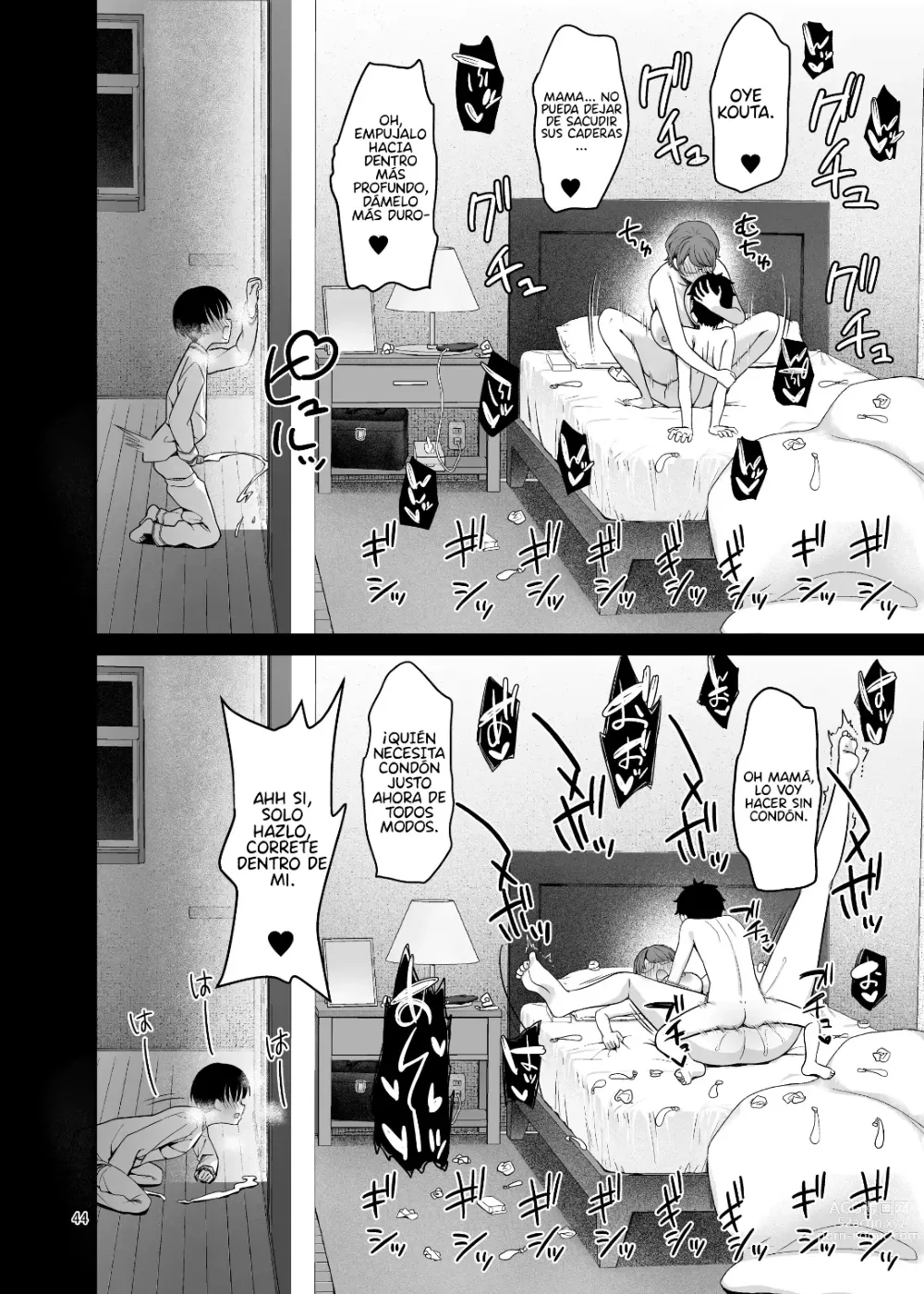 Page 43 of doujinshi Mi mamá sólo se vuelve pervertida delante de mi hermano.