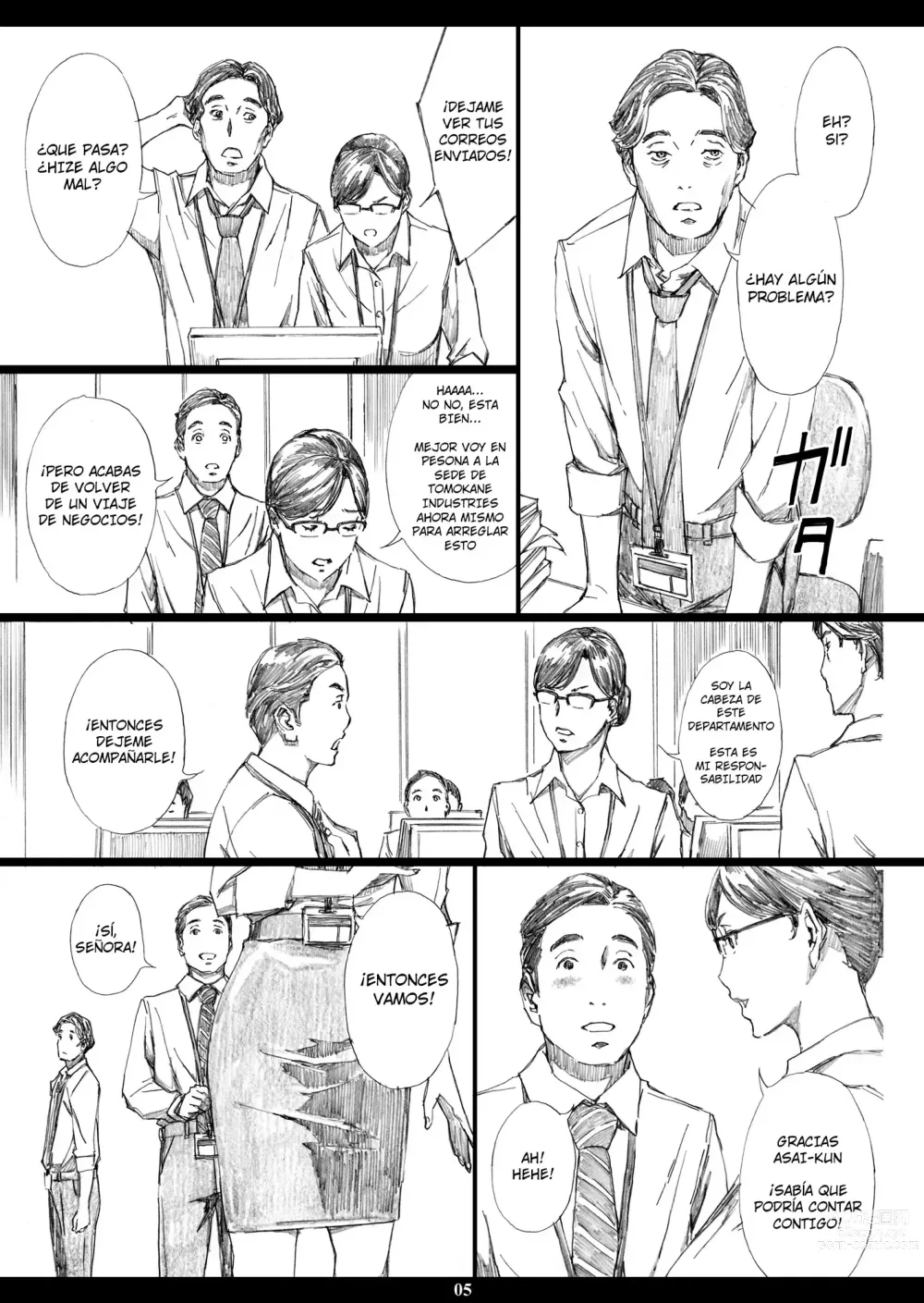Page 4 of doujinshi Kyonyuu Onna Joushi Saimin Nikuningyou 1-4