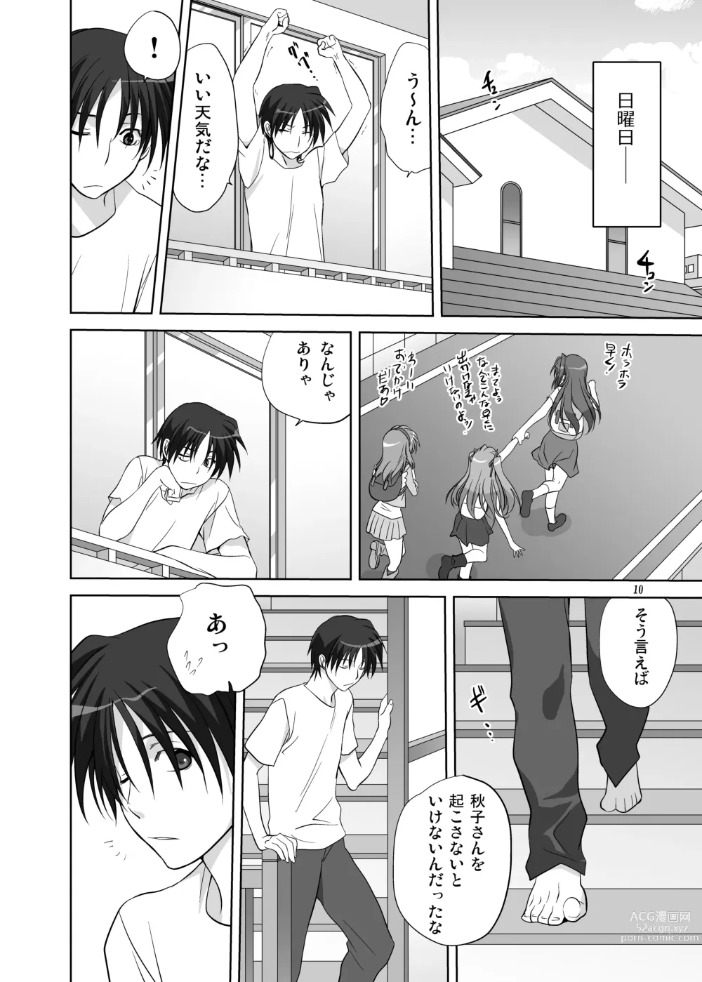 Page 9 of doujinshi Akiko-san to Issho 6