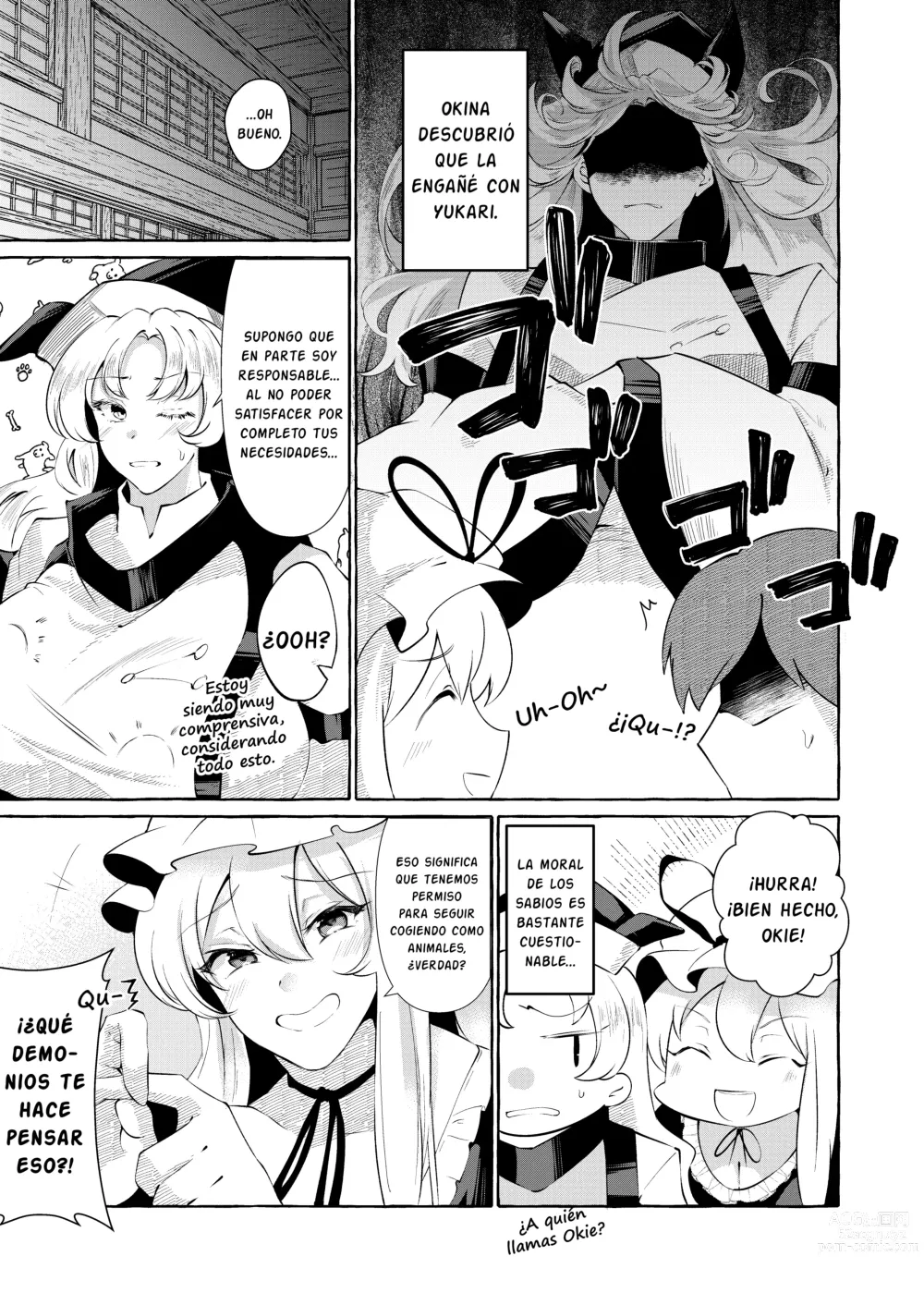 Page 5 of doujinshi Hitoku Shikirenai Four Boobs