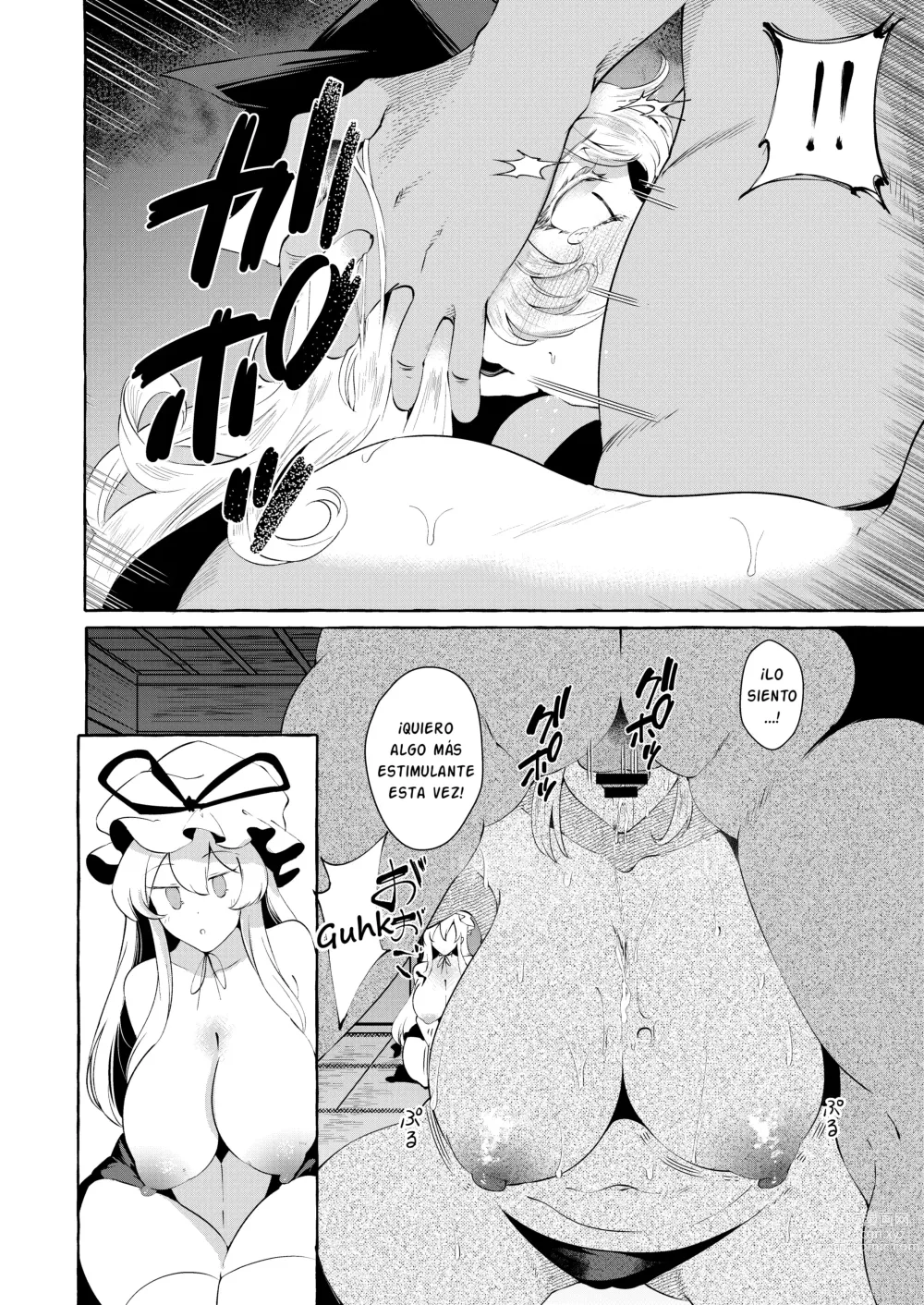 Page 8 of doujinshi Hitoku Shikirenai Four Boobs