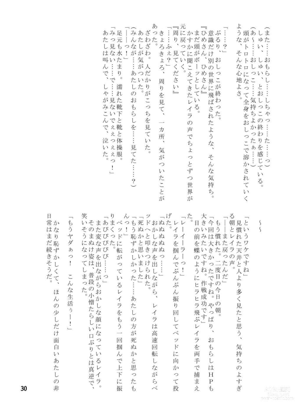 Page 29 of doujinshi PeeGirlsIZM02