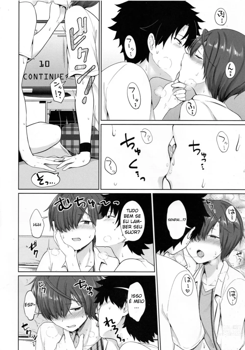 Page 6 of doujinshi Natsu, Asedaku no Kouhai to