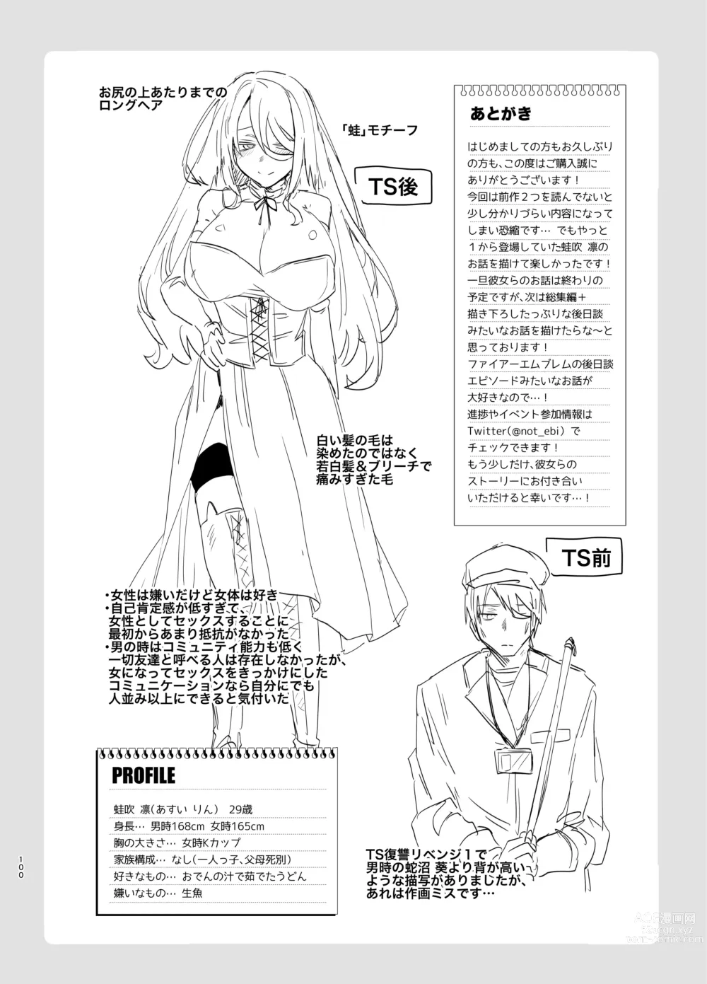 Page 100 of doujinshi TS Fukushuu Revenge soushuuhen