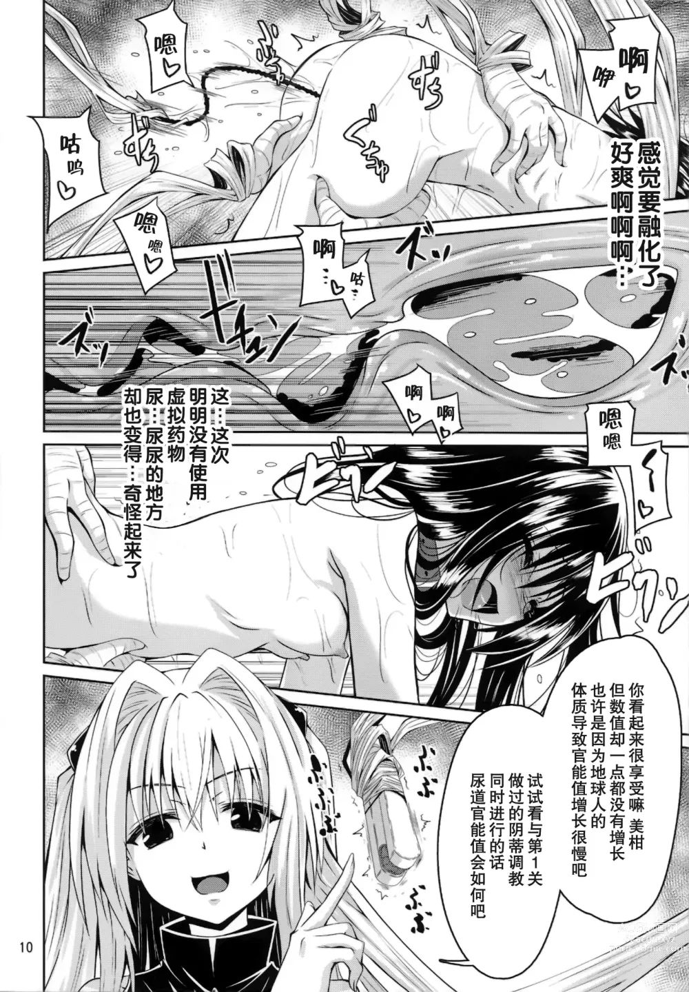 Page 11 of doujinshi Kousoku Sareta Mikan ga Choukyou Game Clear o Ganbaru Hanashi Tsudzuki
