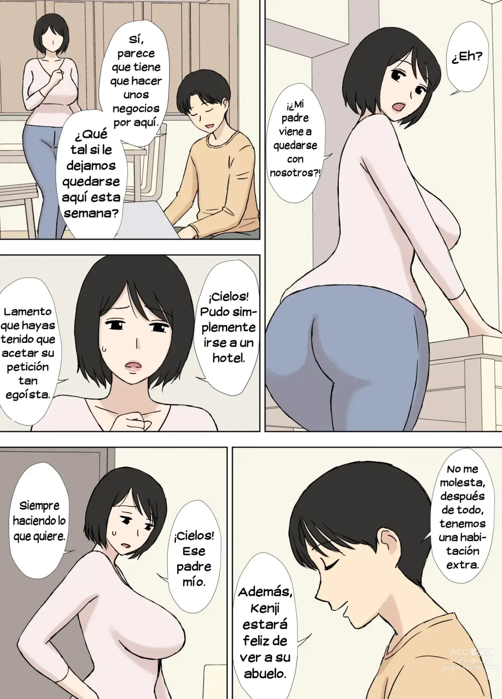 Page 5 of doujinshi Mi esposa aún se baña con su padre