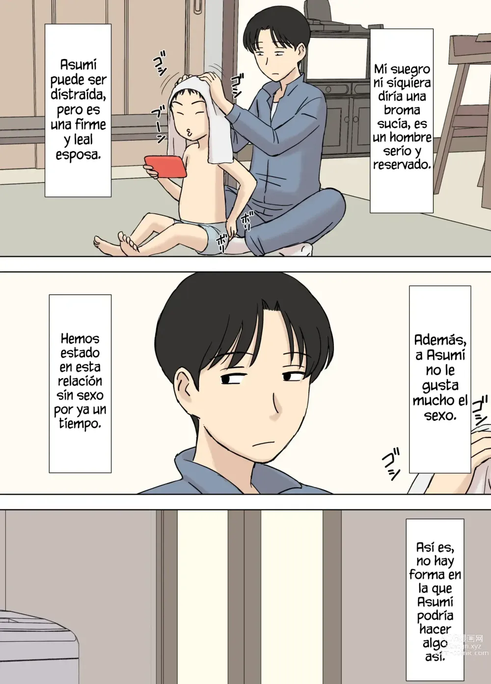 Page 9 of doujinshi Mi esposa aún se baña con su padre