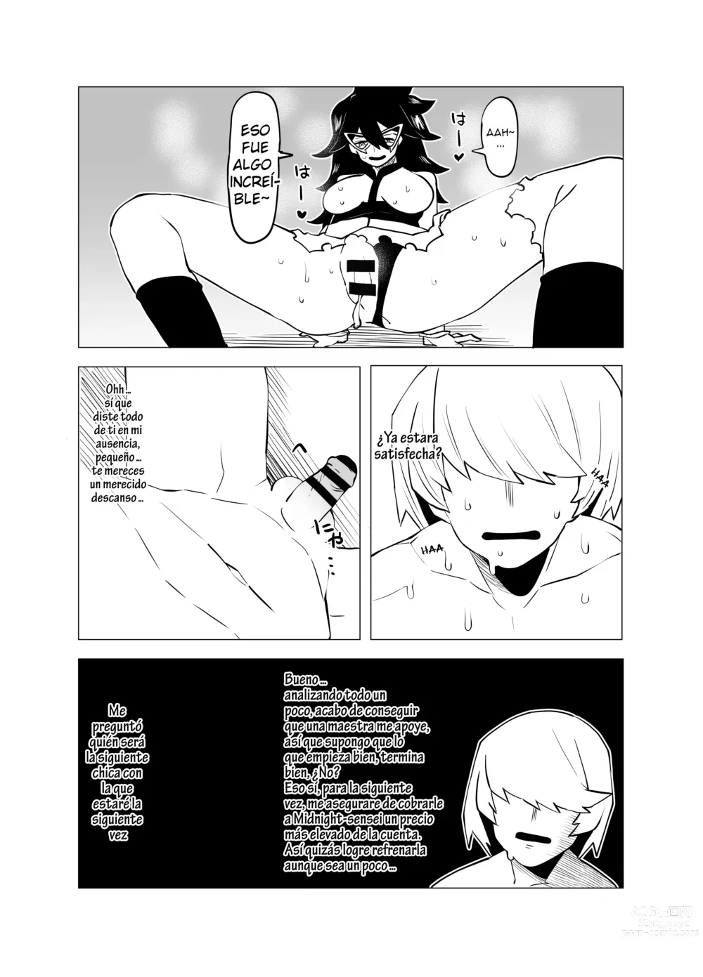 Page 10 of doujinshi Academia de Héroes & una Moralidad Invertida 4: ~Caso Midnight~