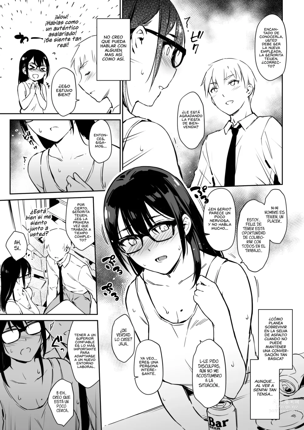 Page 5 of doujinshi Simulación Sexual con mi Senpai quien no puede Comunicarse