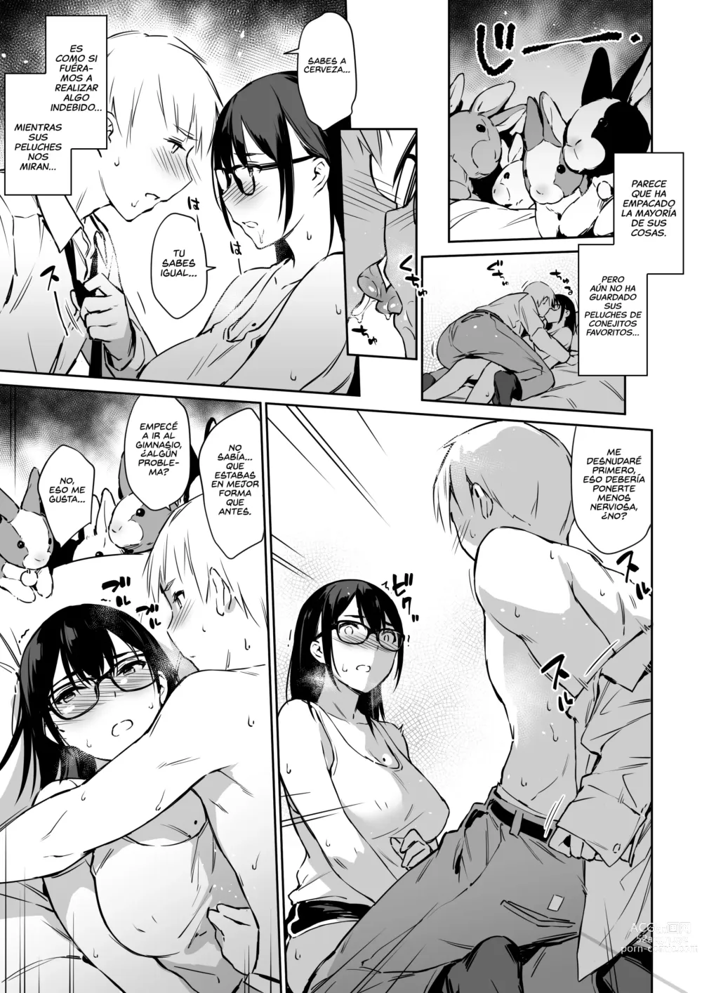 Page 9 of doujinshi Simulación Sexual con mi Senpai quien no puede Comunicarse