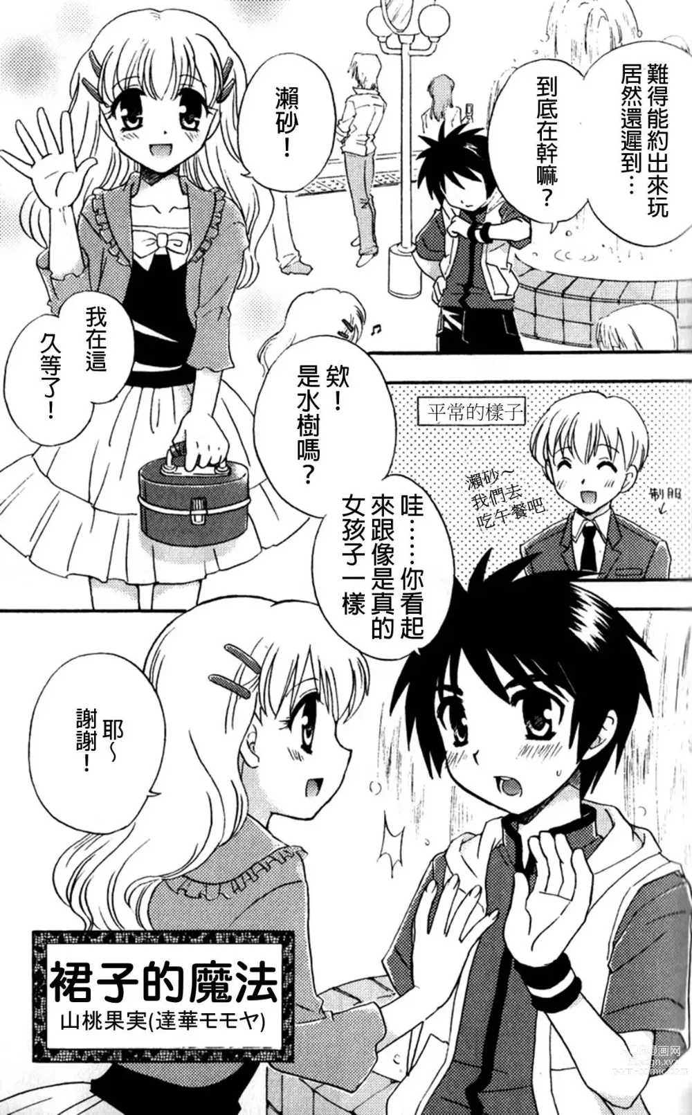Page 1 of manga 裙子的魔法
