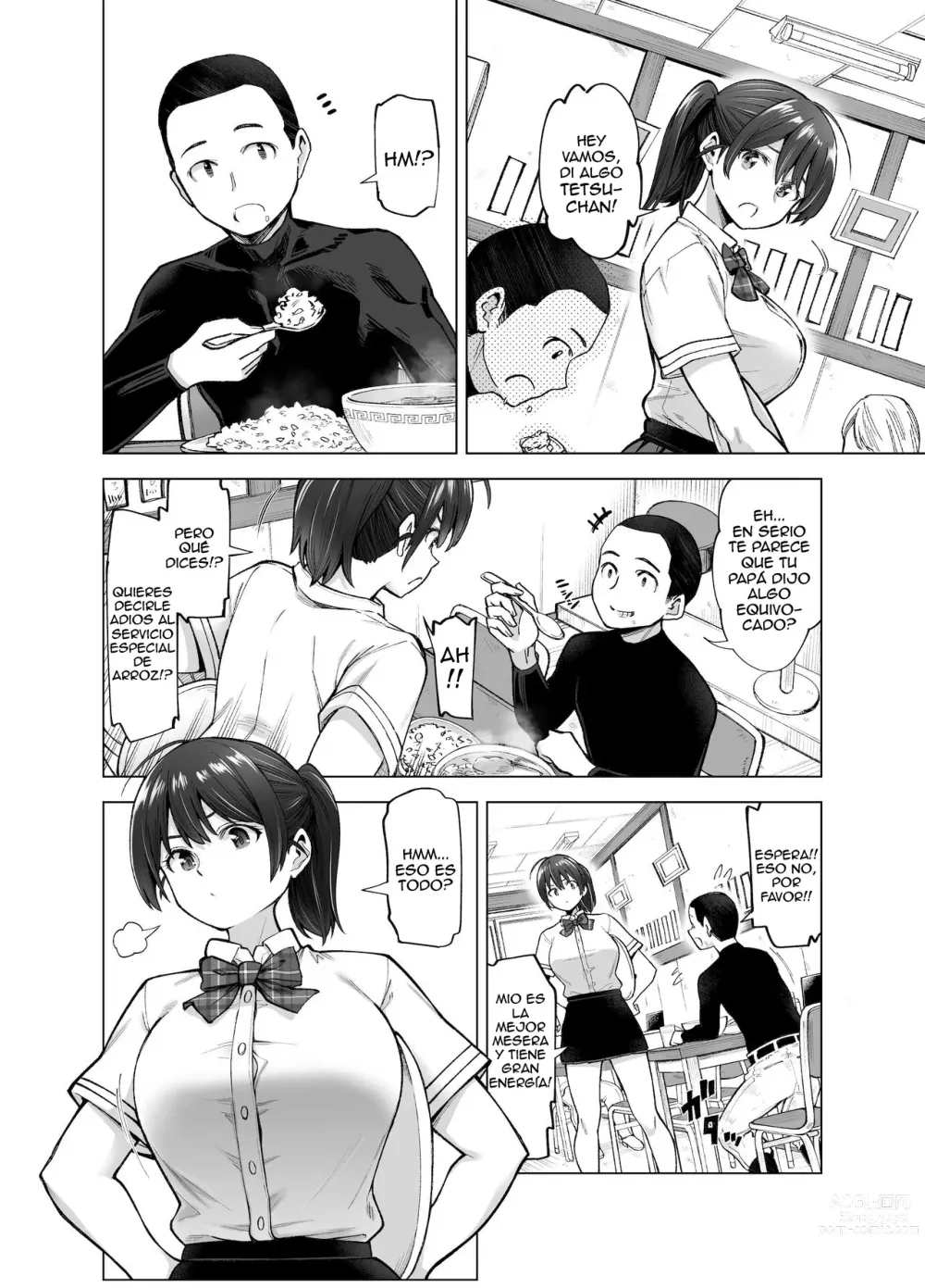 Page 4 of doujinshi El cerezo se rompe, petalos caén