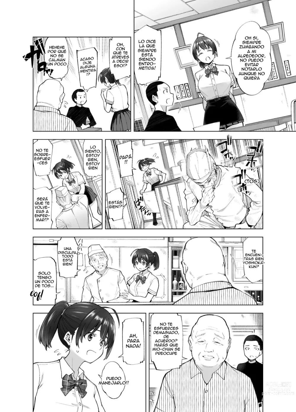 Page 8 of doujinshi El cerezo se rompe, petalos caén