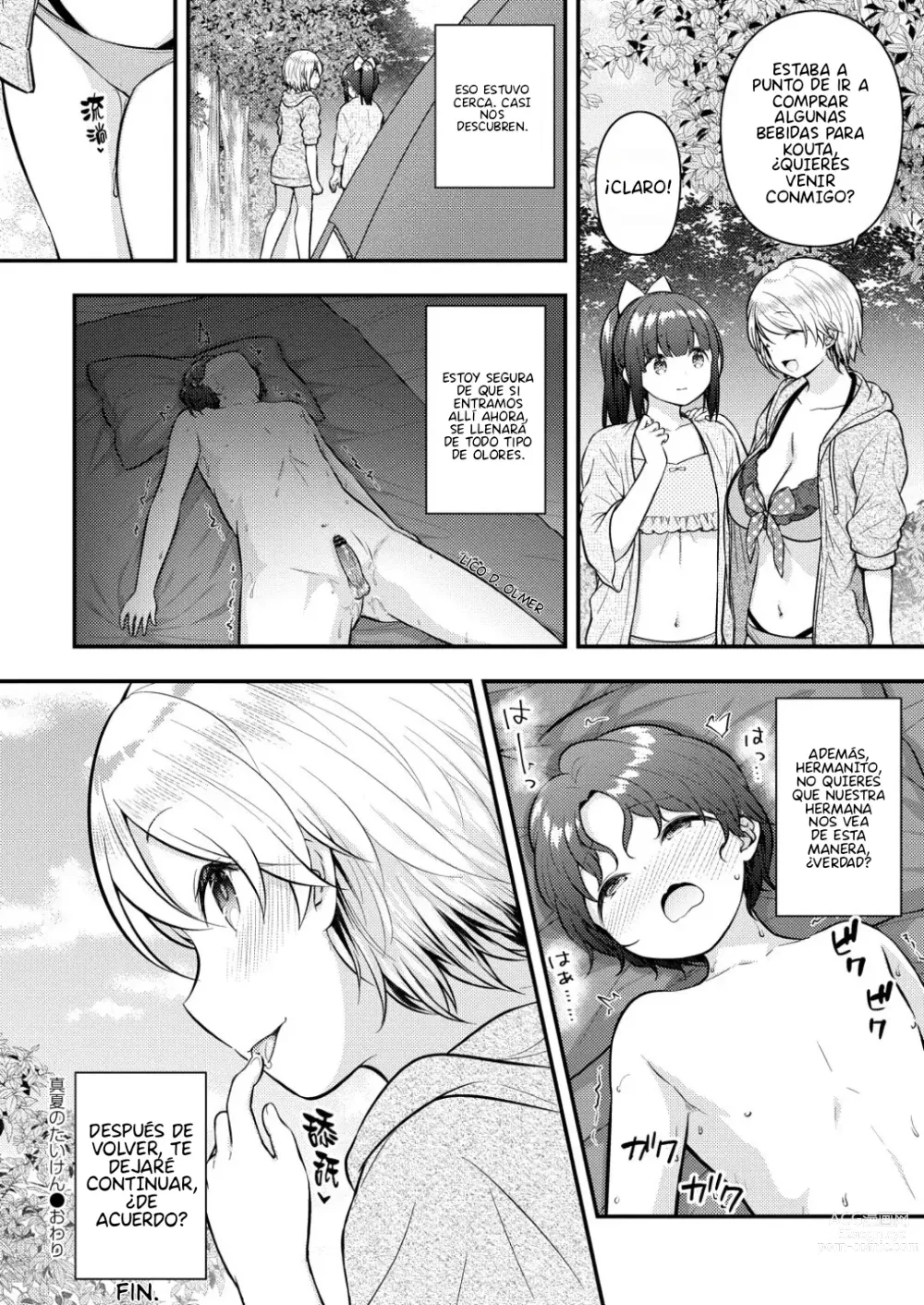 Page 24 of manga Una aventura de Verano.
