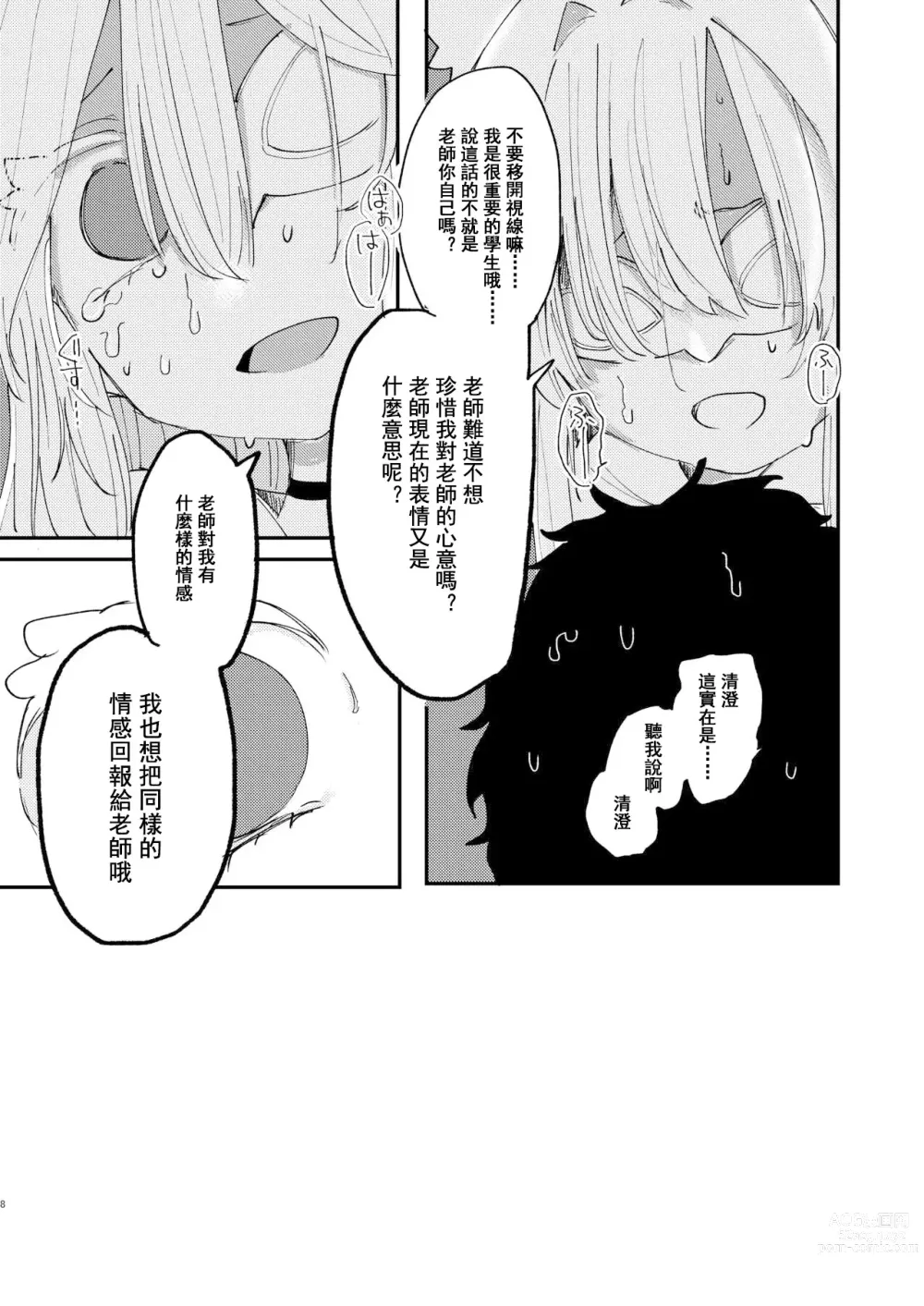 Page 10 of doujinshi Taisetsu na Seito datte Iimashita yo ne?