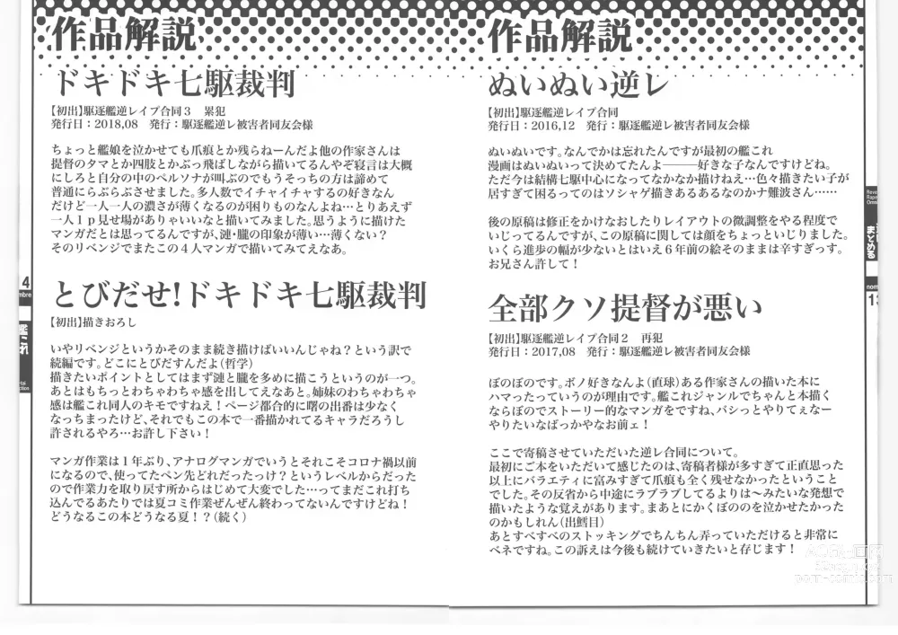 Page 12 of doujinshi KanColle GyakuRe Matome Amakuchi