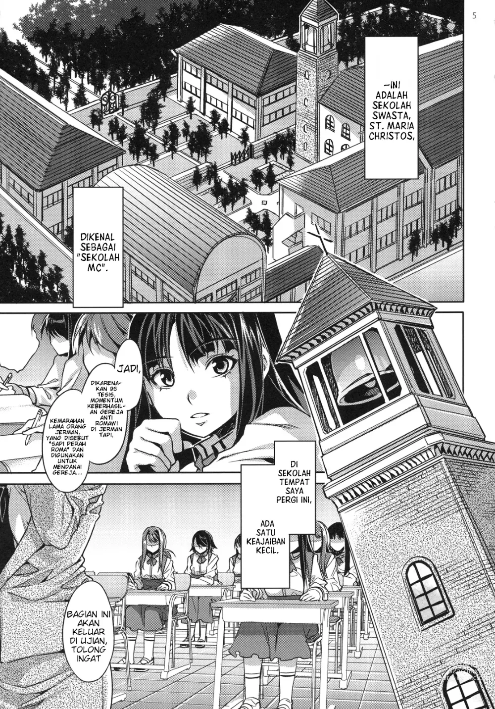 Page 4 of doujinshi Sekolah MC Periode Pertama