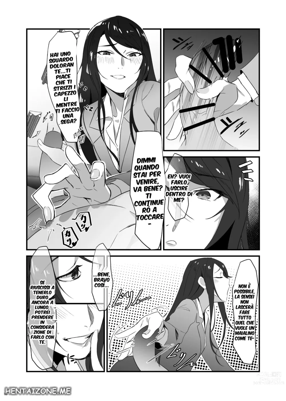 Page 6 of doujinshi I Piedi della Sensei