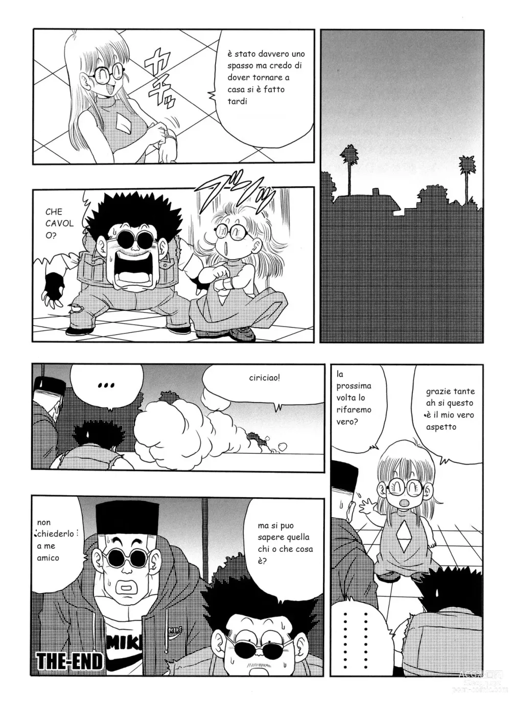 Page 40 of doujinshi la scoperta di arale