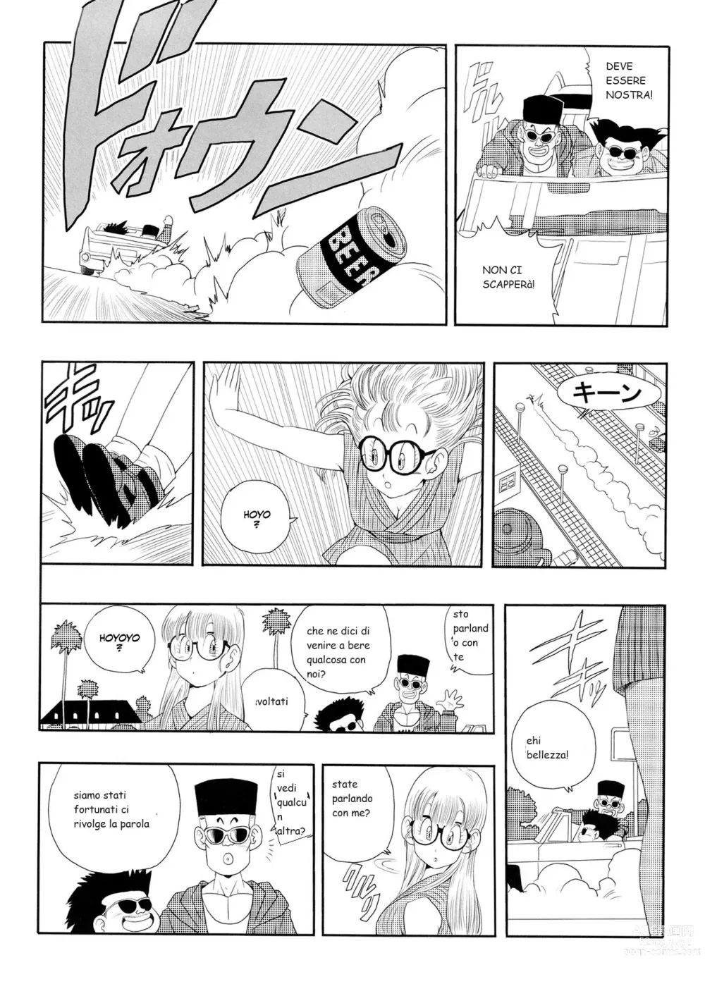 Page 6 of doujinshi la scoperta di arale