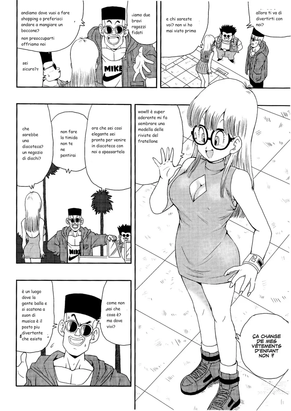 Page 7 of doujinshi la scoperta di arale
