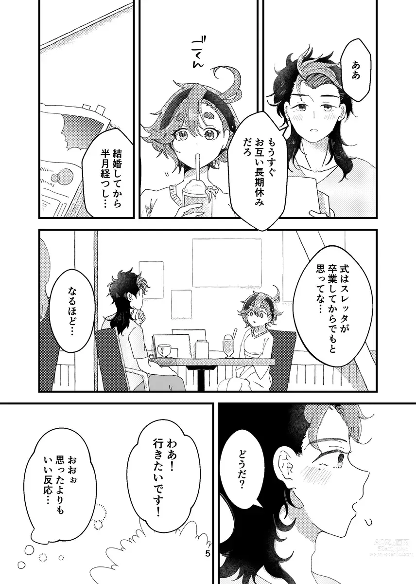 Page 3 of doujinshi [Naka no] [8 / 20 Guesure shinkan sanpuru](Mobile Suit Gundam: The Witch from Mercury)