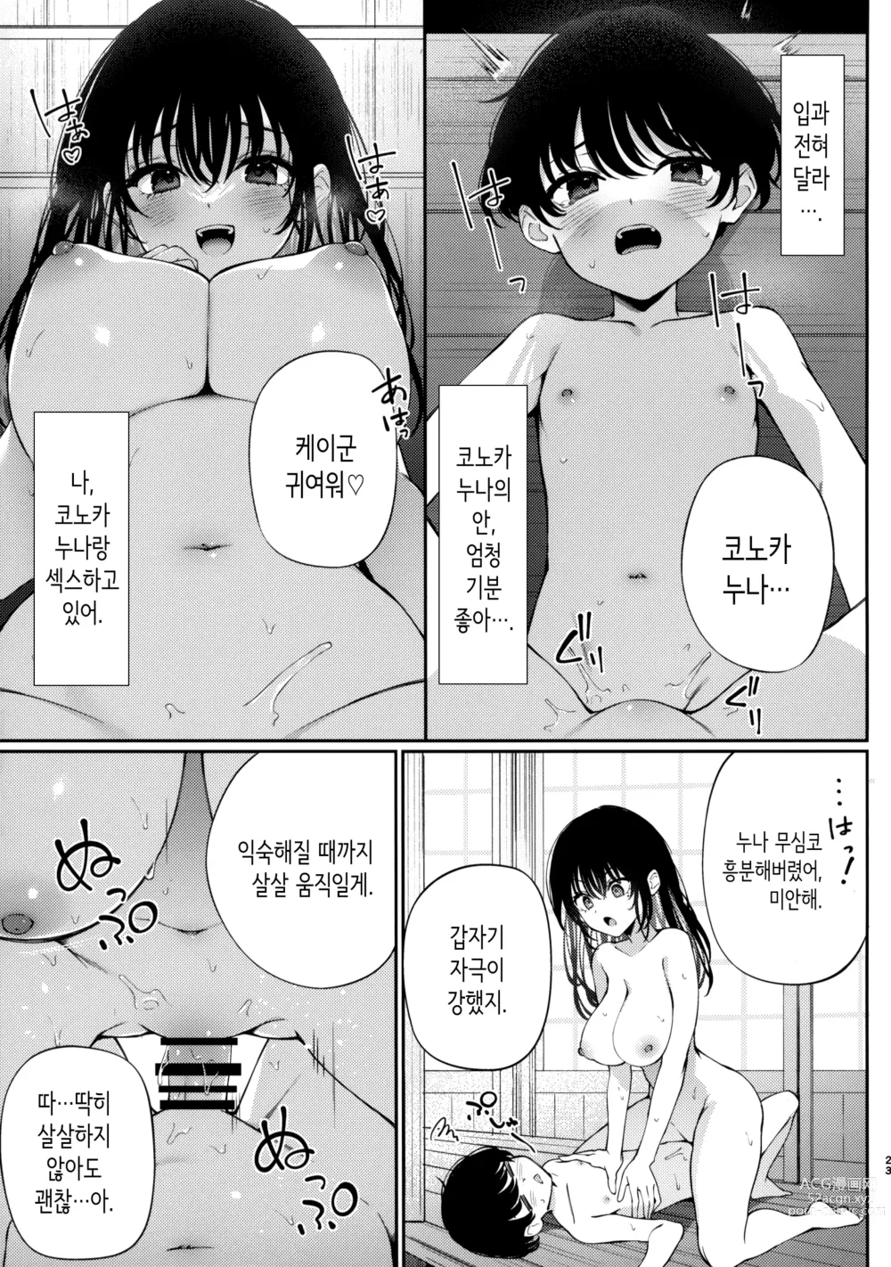 Page 22 of doujinshi 나의 여름방학의 추억