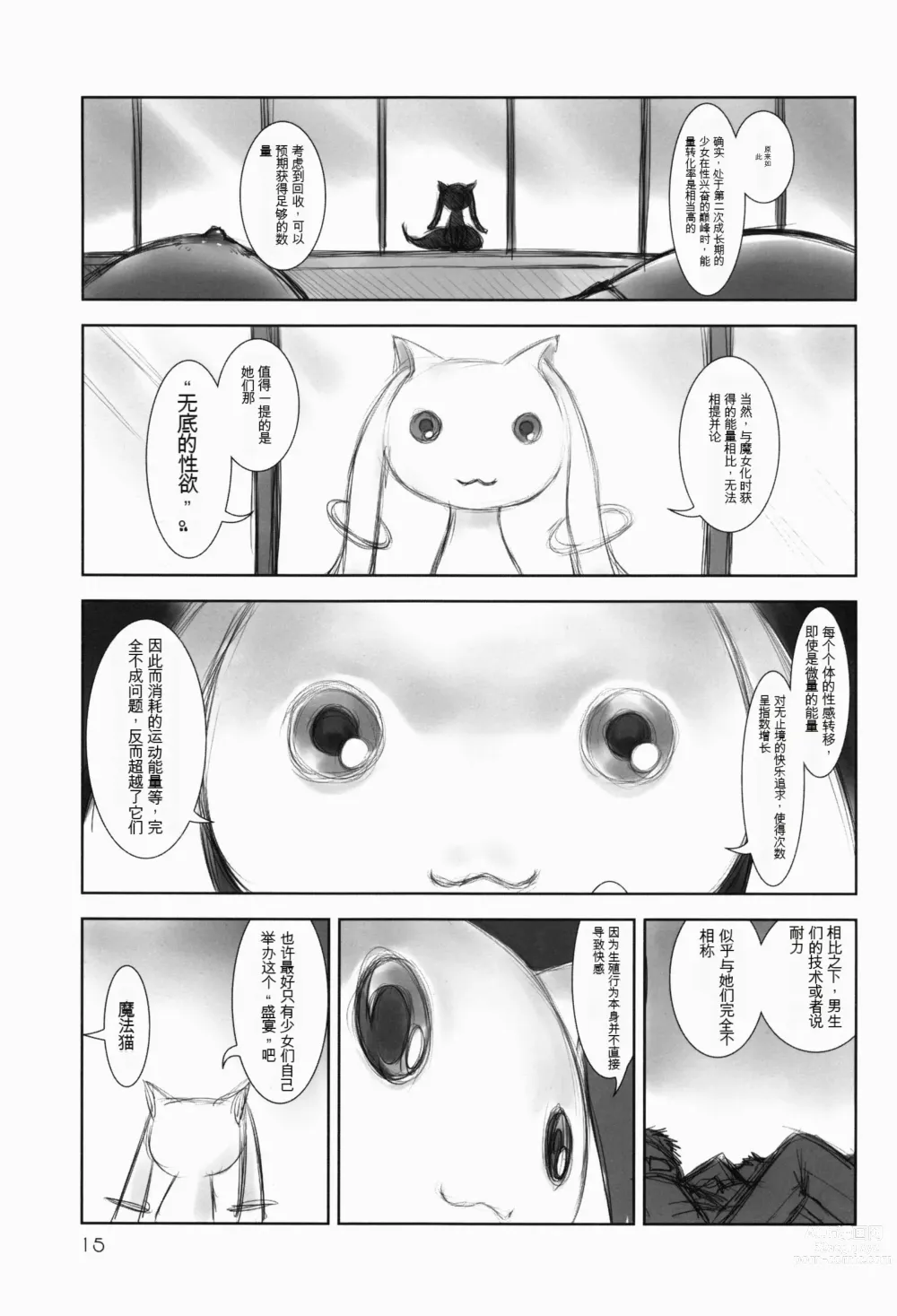 Page 14 of doujinshi Puella Magi Sex Utage