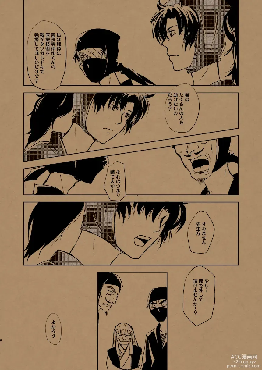 Page 7 of doujinshi Hana no Mizudeppou