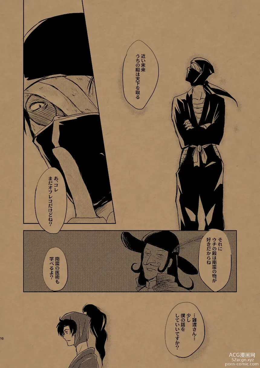 Page 9 of doujinshi Hana no Mizudeppou