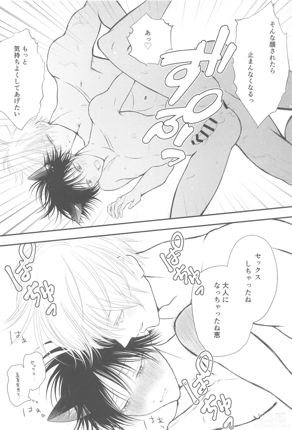 Page 27 of doujinshi Nyan Nyan Panic!? 2 ~Yoru no Hatsujouki Trouble Kaiketsu Hen~