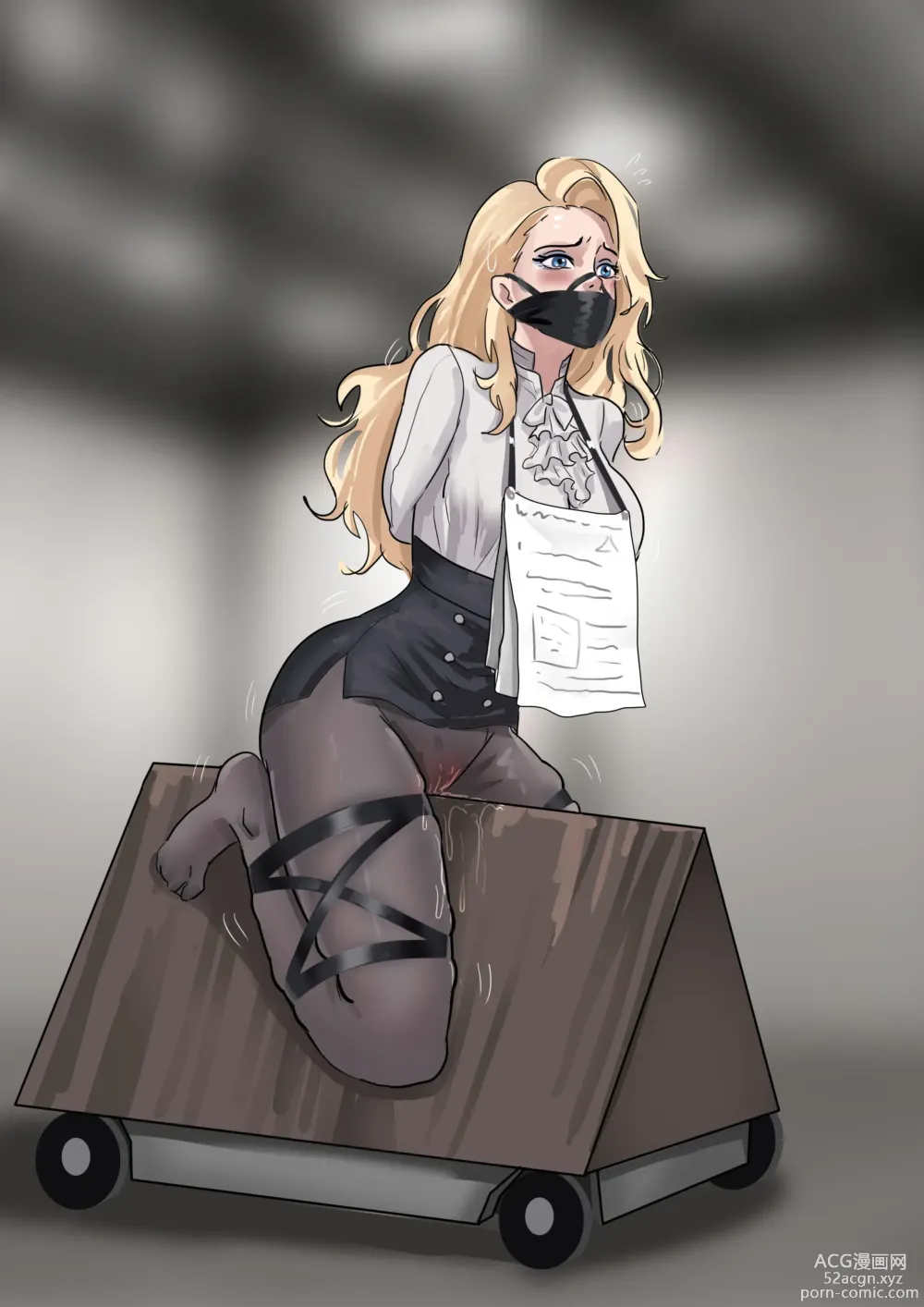 Page 21 of doujinshi The Bondage Office 02