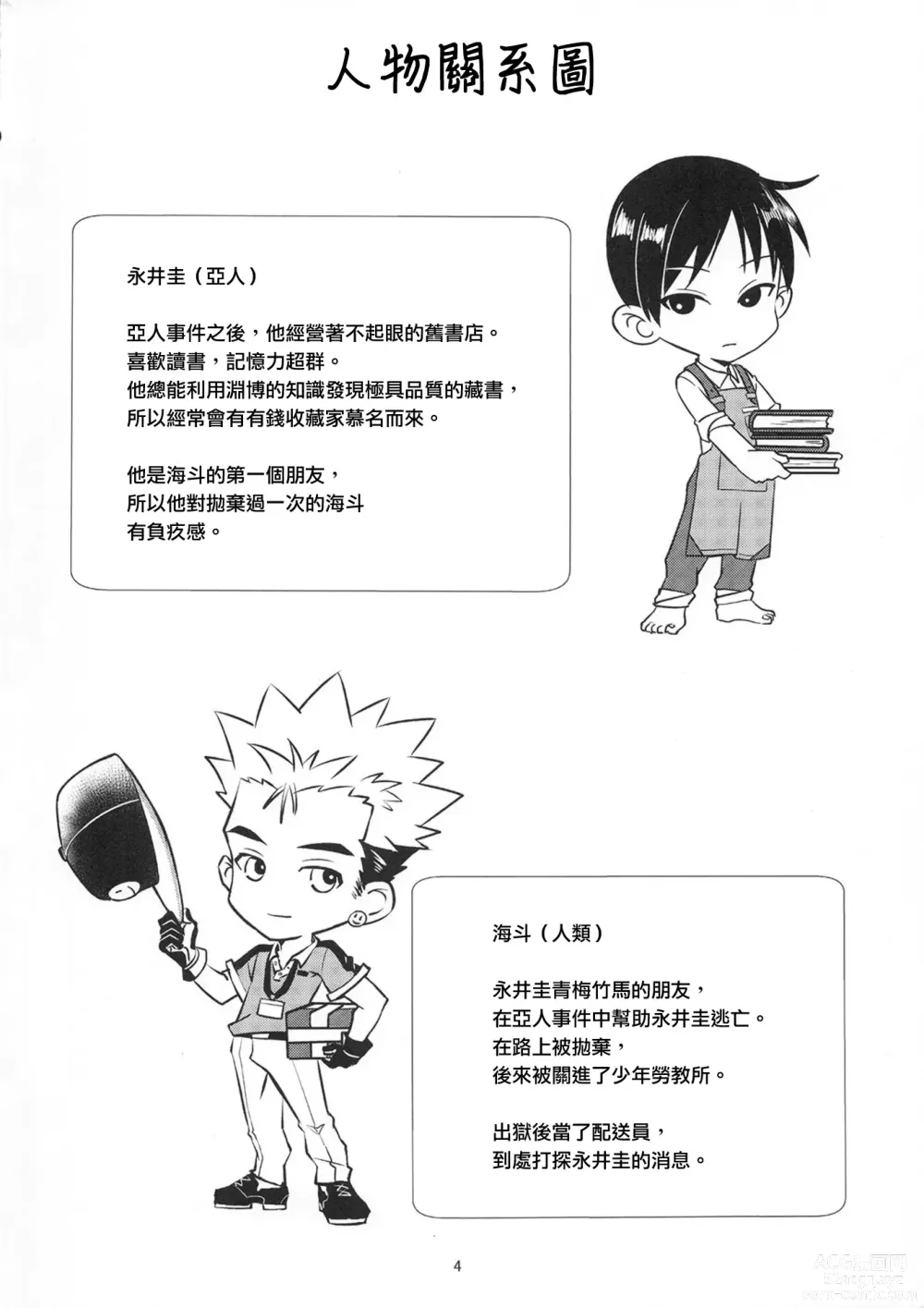 Page 3 of doujinshi Ajin 亜人 (sousisi相思子）