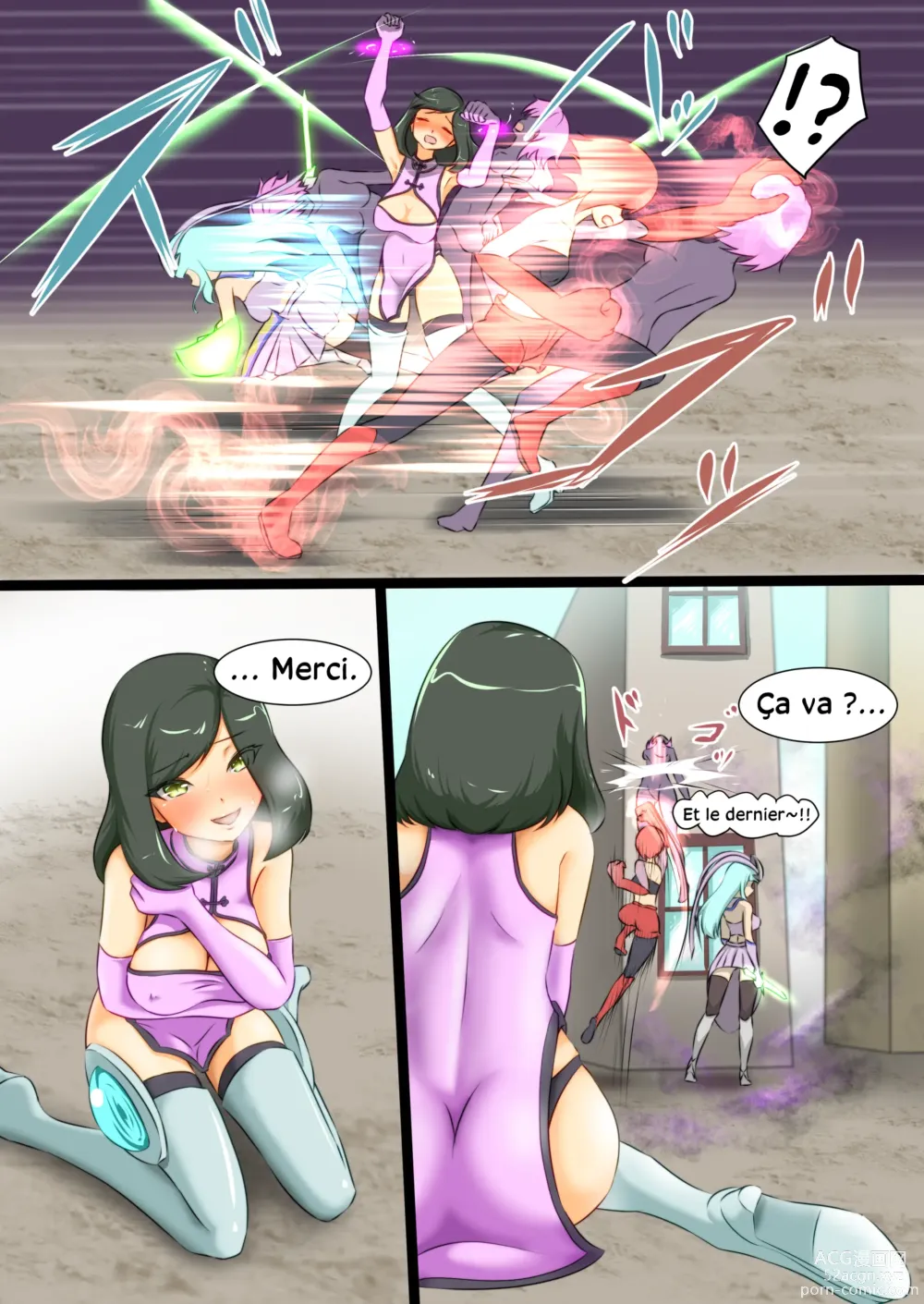Page 7 of doujinshi L'héroïne se fait vaincre par une ennemie perverse 1