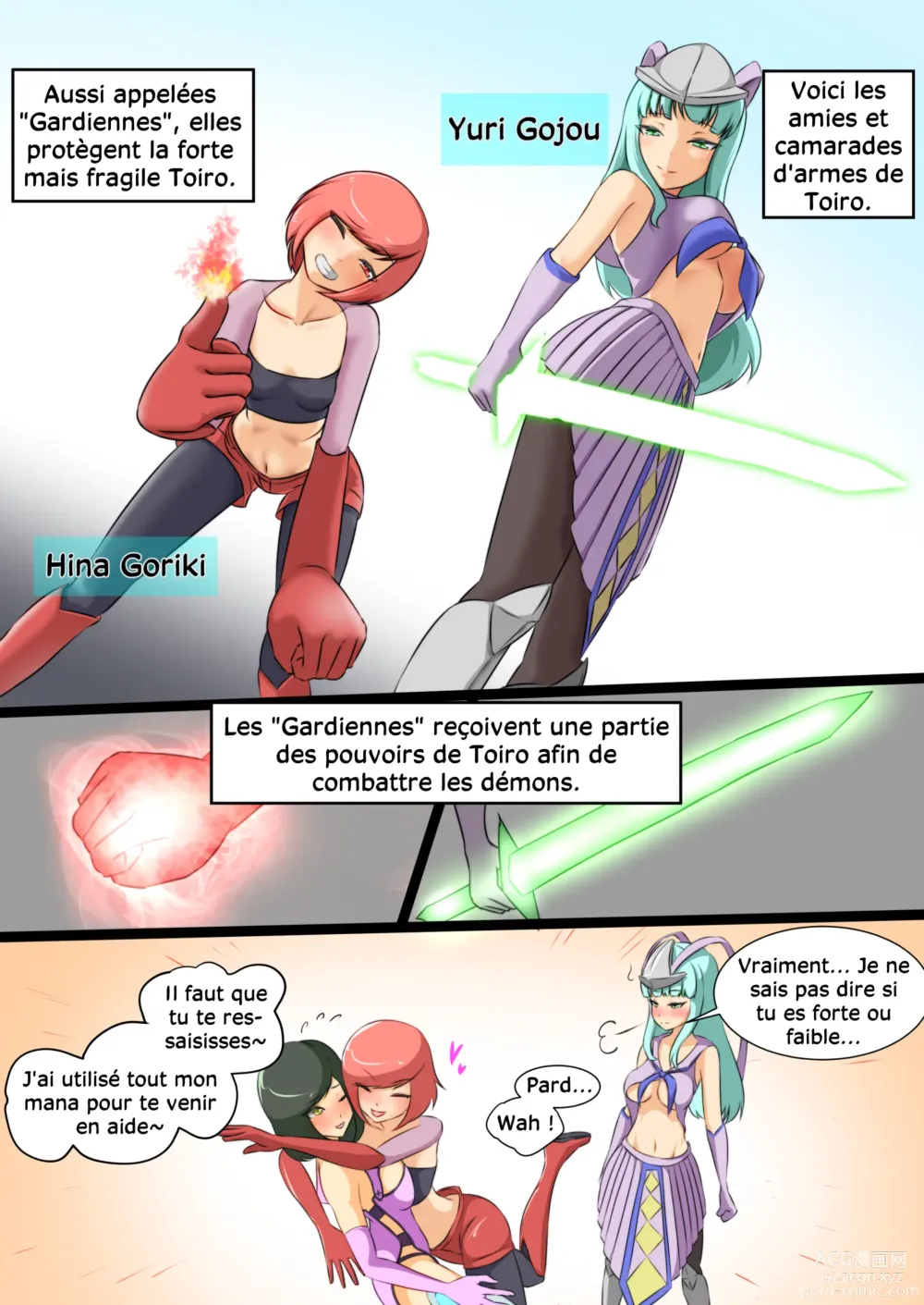 Page 8 of doujinshi L'héroïne se fait vaincre par une ennemie perverse 1