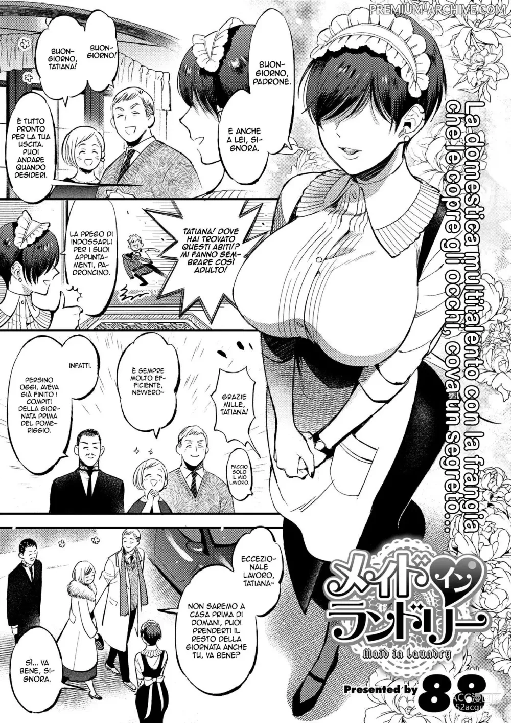 Page 1 of manga La Domestica in Lavanderia