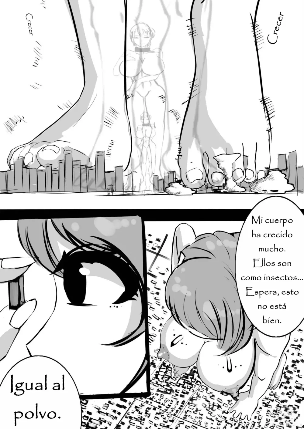 Page 7 of doujinshi Homemade comic Alien Woman Attacks the City