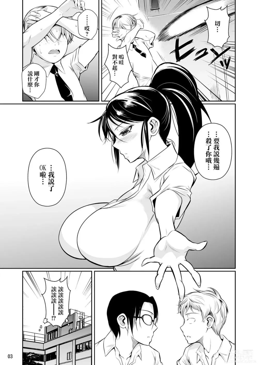 Page 4 of doujinshi 罰ゲームでヤンキー女に告ってみた