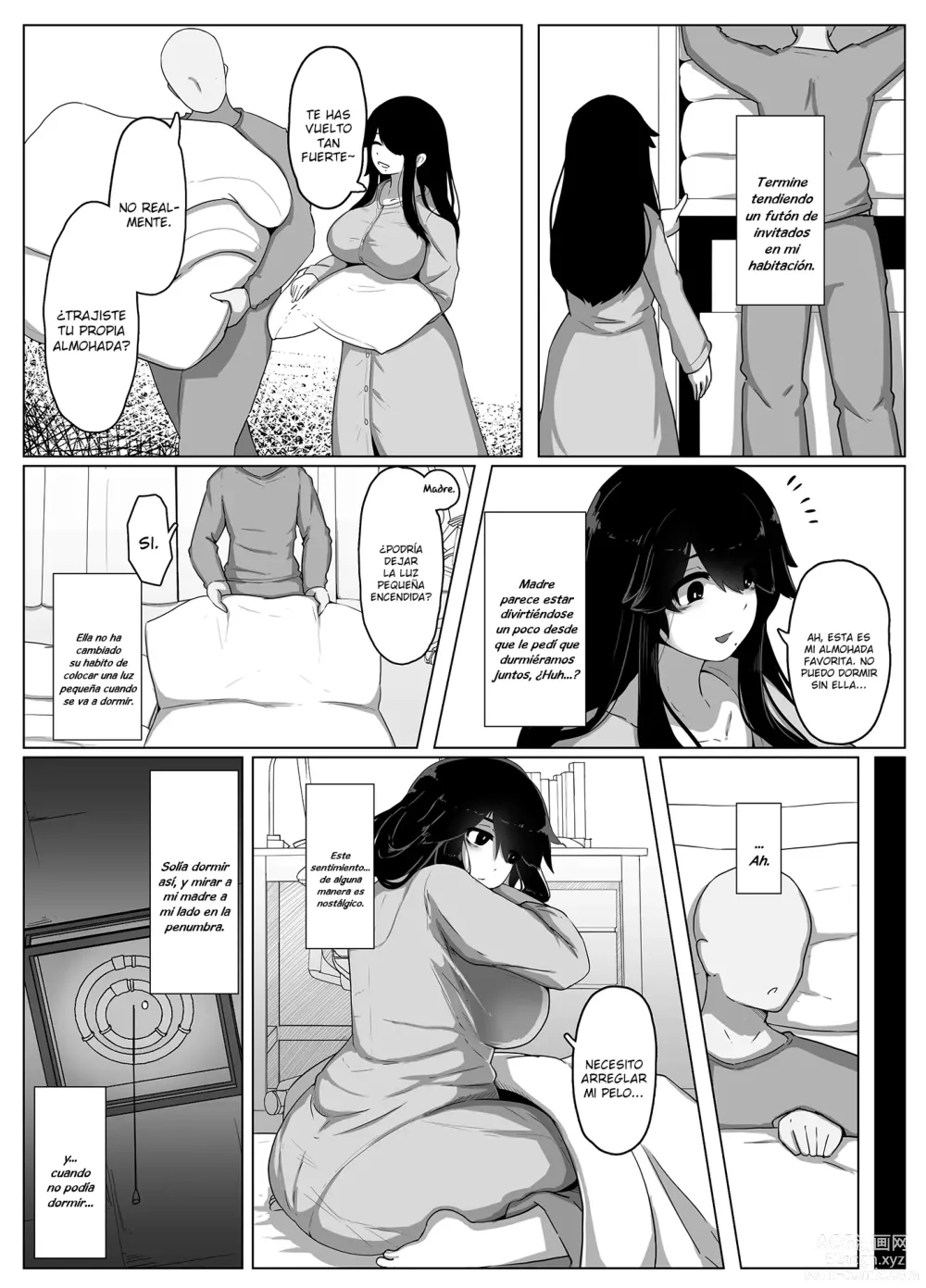 Page 16 of doujinshi Oyasumi, Okaa-san Dounyuu