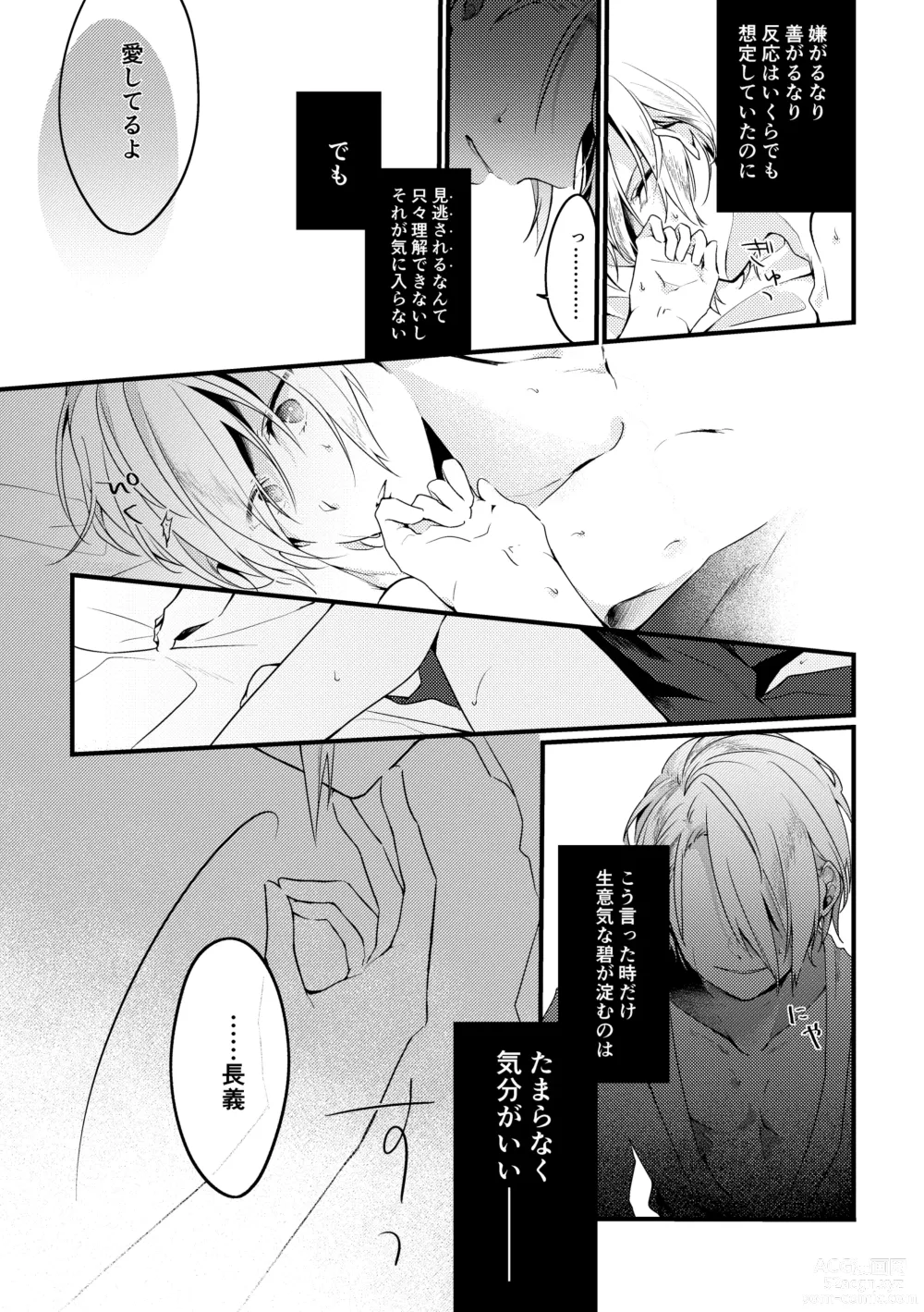 Page 15 of doujinshi Kun ni Utsuseru Tsukikage no